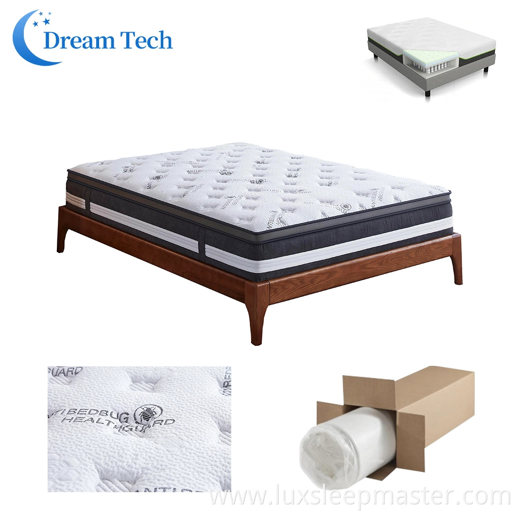 Superior Quality Comfortable Spring Orthopedic Standard Size of Twin Single Bed Cheap Mattress Manufacturers